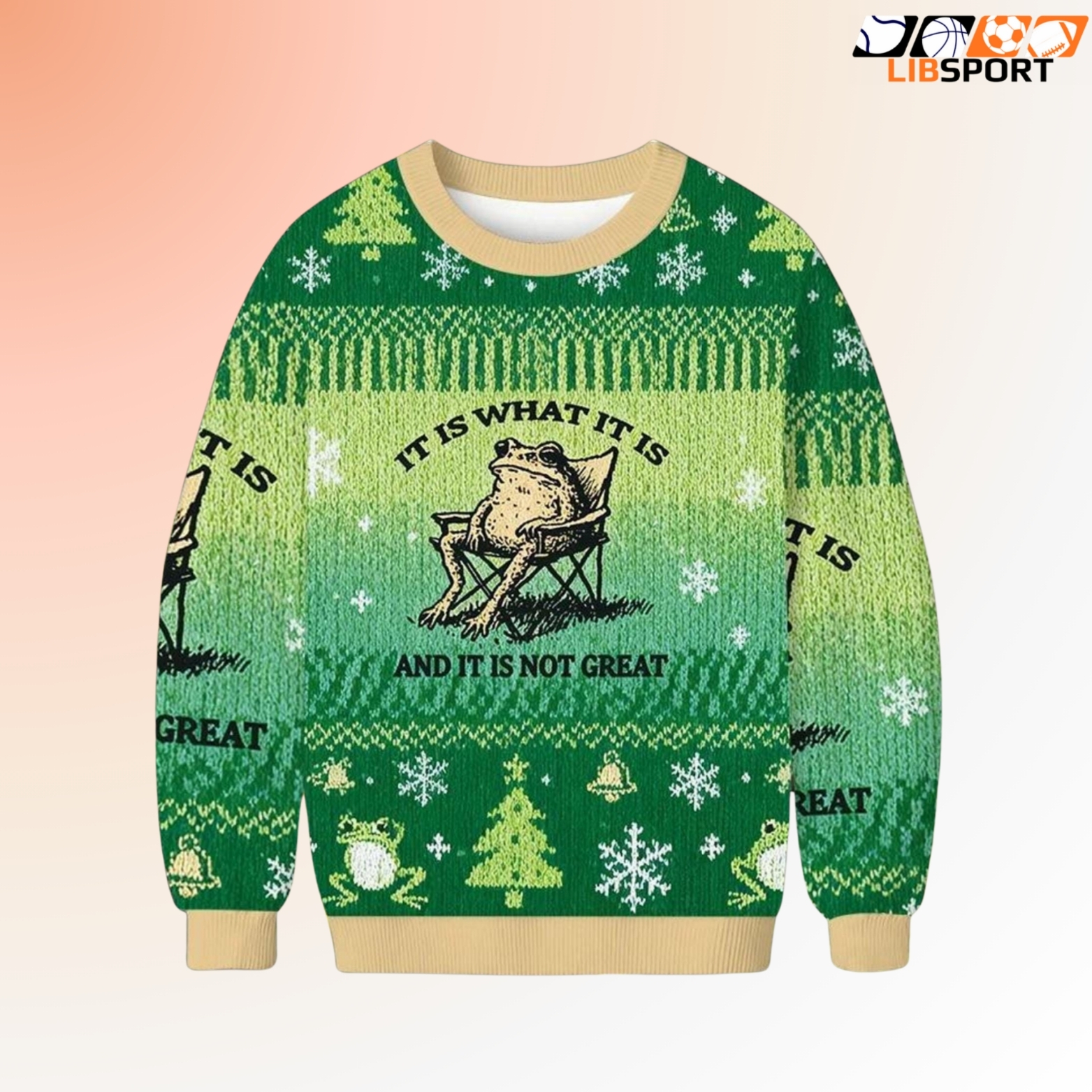 Frog Meme Christmas Ugly Sweater, Funny Holiday Meme Sweatshirt, Perfect Xmas Gift